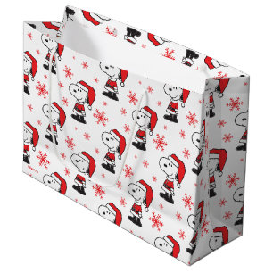 Peanuts   Snoopy Santa Claus Large Gift Bag