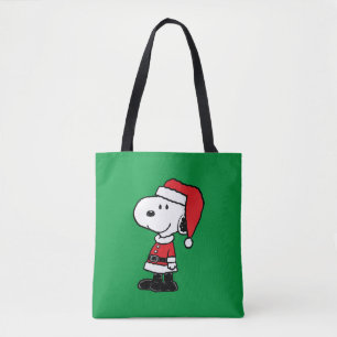 Peanuts   Snoopy Santa Claus Tote Bag