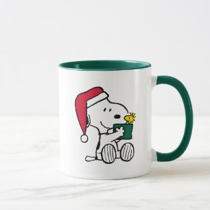 Peanuts   Snoopy Santa & Woodstock Gift Mug