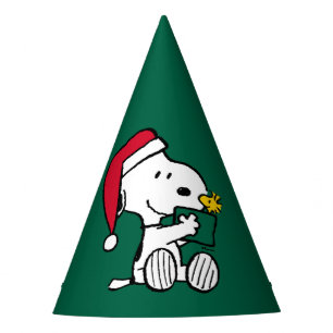 Peanuts   Snoopy Santa & Woodstock Gift Party Hat