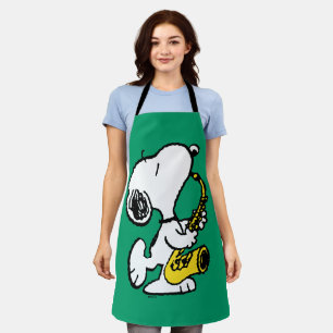 Peanuts   Snoopy Saxophone Player Apron