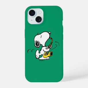 Peanuts   Snoopy Saxophone Player iPhone 15 Case