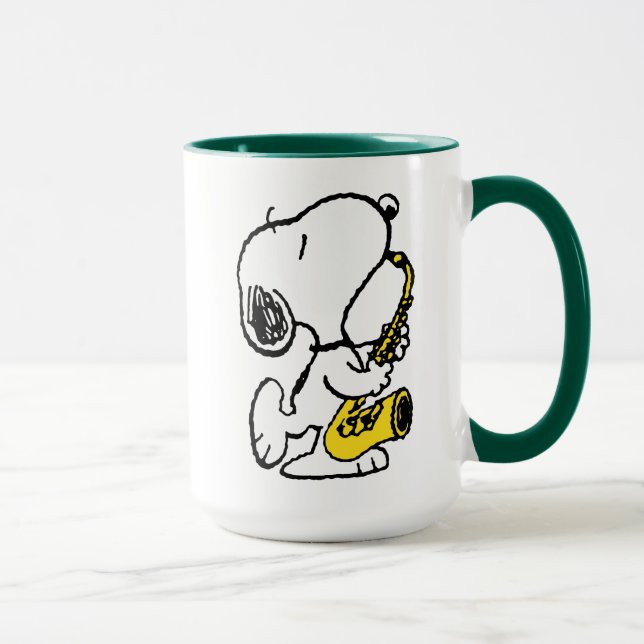 Peanuts | Snoopy Saxophone Player Mug (Right)