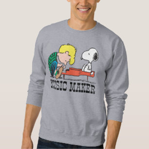 Peanuts Snoopy & Schroeder at the Piano Sweatshirt