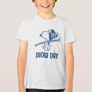 Peanuts Snoopy Ski Trip Tri-Blend Shirt