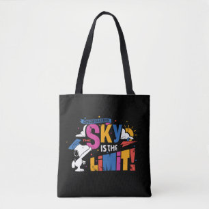 Peanuts Snoopy Sky Is The Limit Graduation Tote Bag