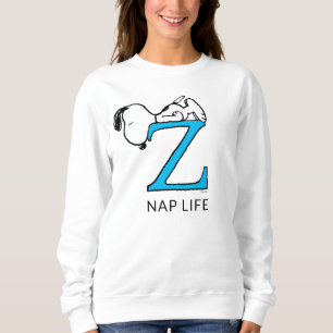 Peanuts Snoopy Sleeping Z Sweatshirt