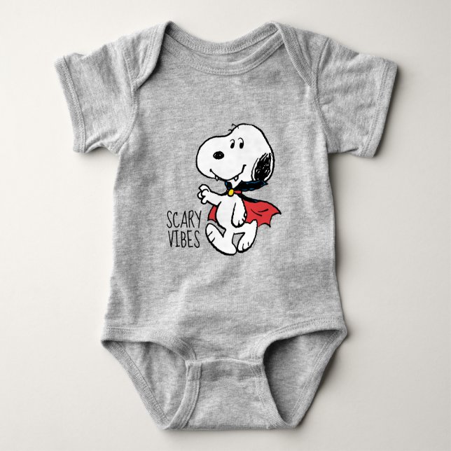 Peanuts | Snoopy Smiling Vampire Baby Bodysuit (Front)