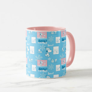 Peanuts   Snoopy Snow Day Pattern Mug