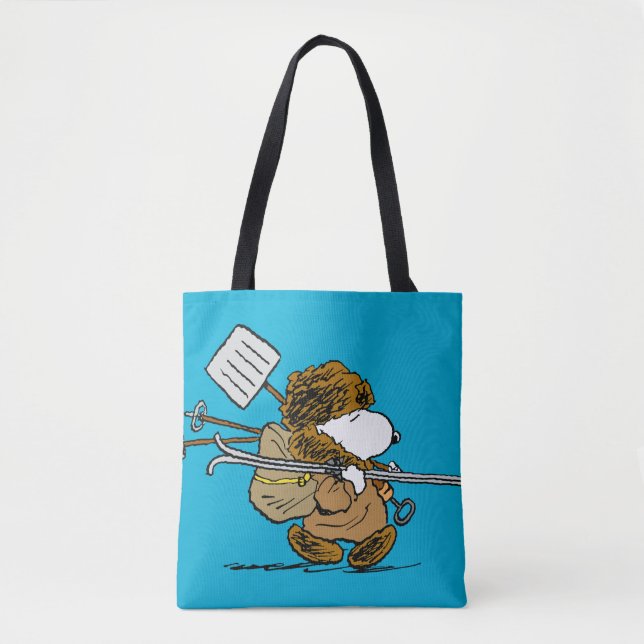 Peanuts | Snoopy Snow Warrior Tote Bag (Front)