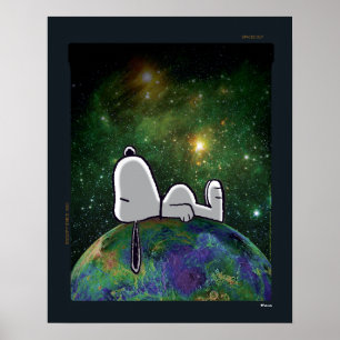Peanuts Snoopy Spaced Out Poster