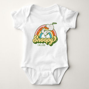 Peanuts Snoopy Sparkle Rainbow Baby Bodysuit