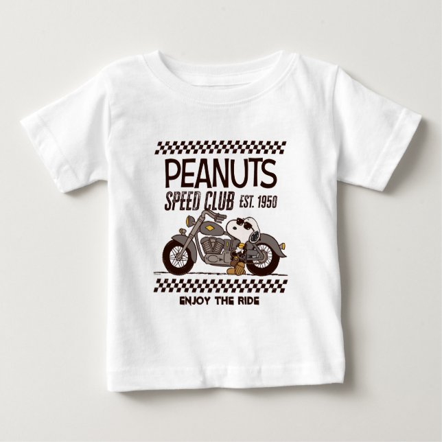 Peanuts | Snoopy Speed Club Baby T-Shirt (Front)