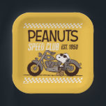 Peanuts | Snoopy Speed Club Paper Plate<br><div class="desc">Check out this fun Peanuts design featuring Snoopy.</div>