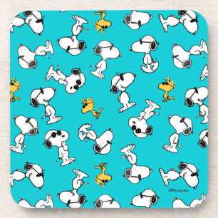 Peanuts   Snoopy & Sunglasses Pattern Coaster