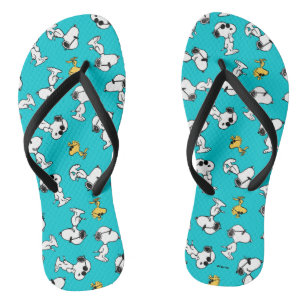 Peanuts   Snoopy & Sunglasses Pattern Jandals