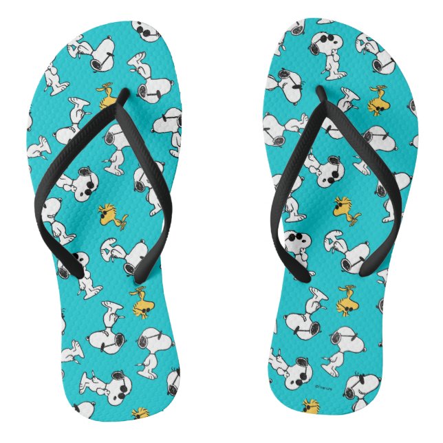 Peanuts | Snoopy & Sunglasses Pattern Jandals (Footbed)