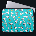 Peanuts | Snoopy & Sunglasses Pattern Laptop Sleeve<br><div class="desc">Check out this fun Peanuts design featuring Snoopy and Woodstock.</div>