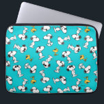 Peanuts | Snoopy & Sunglasses Pattern Laptop Sleeve<br><div class="desc">Check out this fun Peanuts design featuring Snoopy and Woodstock.</div>