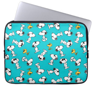 Peanuts Snoopy & Sunglasses Pattern Laptop Sleeve