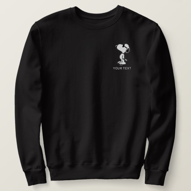 Peanuts | Snoopy Sunglasses Ponder Sweatshirt (Design Front)