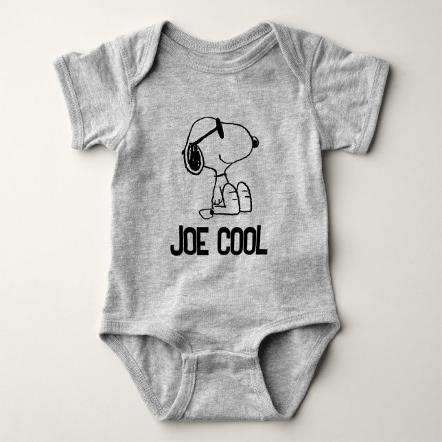 Peanuts | Snoopy Sunglasses Smile Baby Bodysuit (Front)