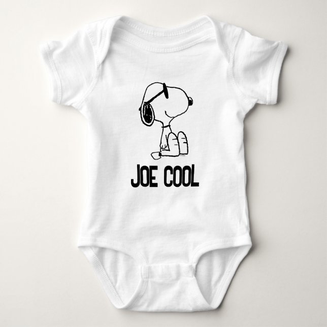 Peanuts | Snoopy Sunglasses Smile Baby Bodysuit (Front)