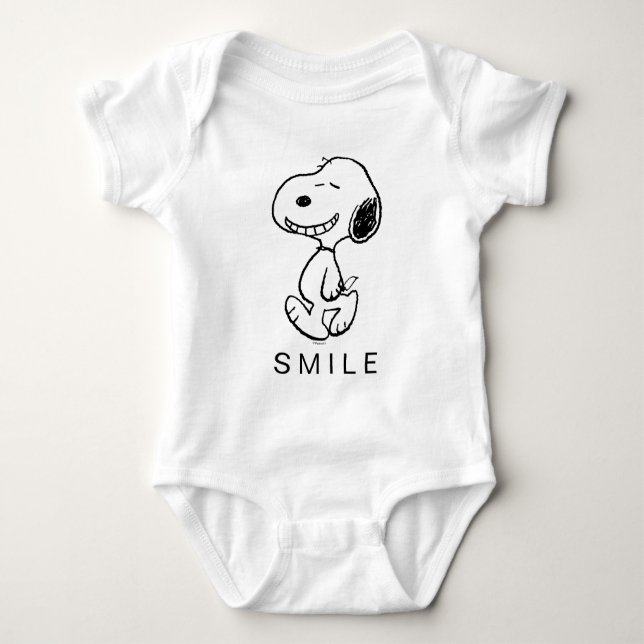 Peanuts | Snoopy Super Smile Baby Bodysuit (Front)