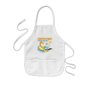Peanuts   Snoopy Surfboard Longboard Competition Kids Apron