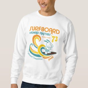Peanuts   Snoopy Surfboard Longboard Competition Sweatshirt