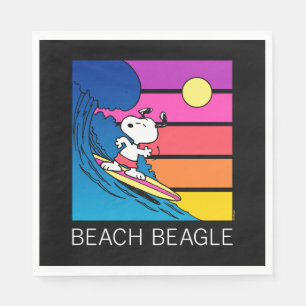 Peanuts   Snoopy Surfing Napkin