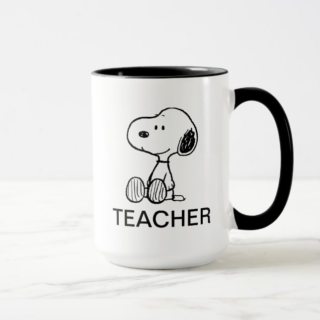 PEANUTS | Snoopy Teacher Mug (Right)