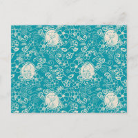 Peanuts | Snoopy Teal Tropical Beach Pattern