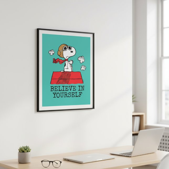 Peanuts | Snoopy the Flying Ace | Add Your Name Poster (Creator Uploaded)
