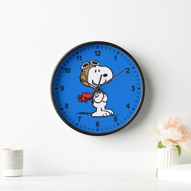 Peanuts | Snoopy The Flying Ace Clock (Home)