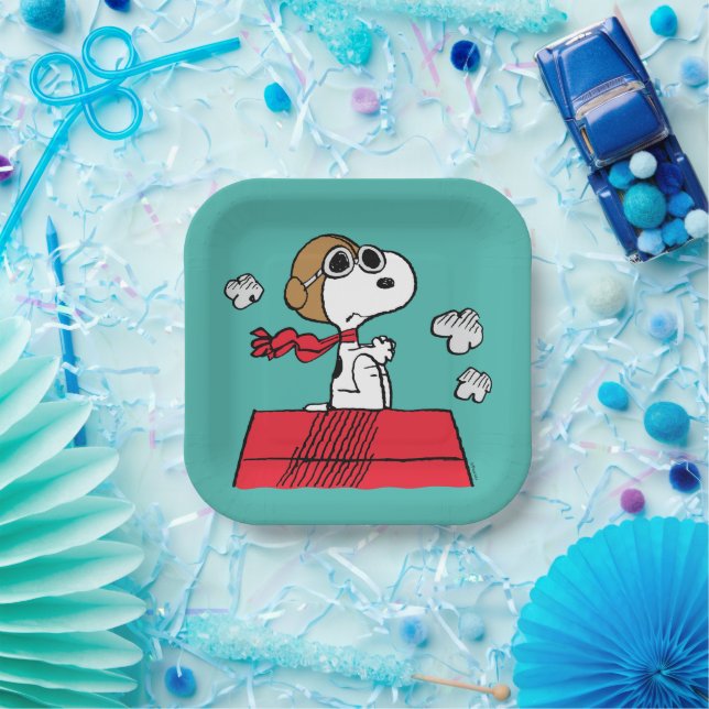 Peanuts | Snoopy the Flying Ace Paper Plate (Party)