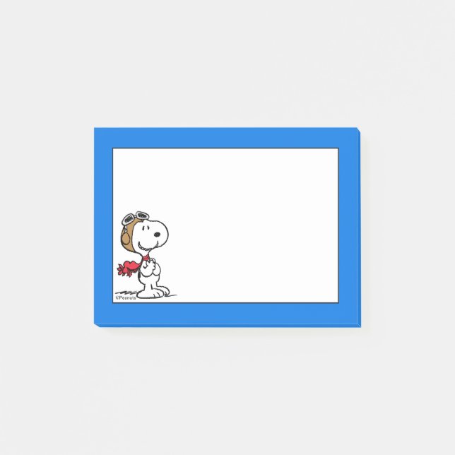 Peanuts | Snoopy The Flying Ace Post-it Notes (Front)