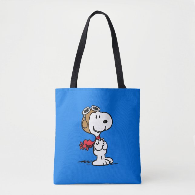 Peanuts | Snoopy The Flying Ace Tote Bag (Front)