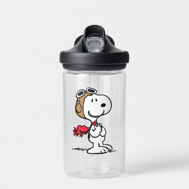 Peanuts | Snoopy The Flying Ace Water Bottle (Front)