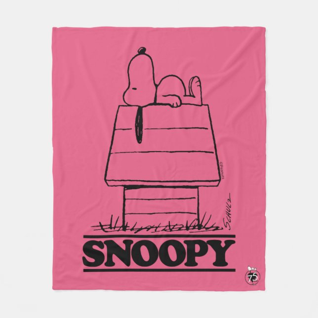 Peanuts | Snoopy The Secret To Life Fleece Blanket (Front)