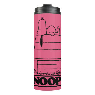 Peanuts   Snoopy The Secret To Life Thermal Tumbler