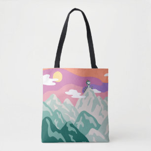 Peanuts Snoopy & Troop Hiking the Mountain Tote Bag