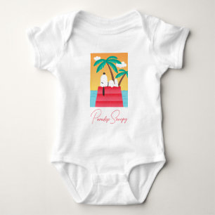Peanuts   Snoopy Tropical Deco Dreams Baby Bodysuit