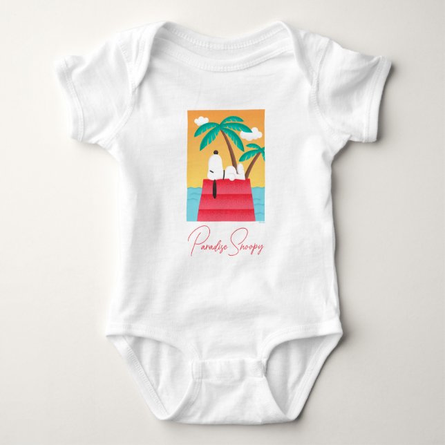 Peanuts | Snoopy Tropical Deco Dreams Baby Bodysuit (Front)