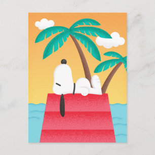 Peanuts   Snoopy Tropical Deco Dreams Postcard