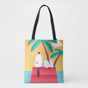 Peanuts   Snoopy Tropical Deco Dreams Tote Bag