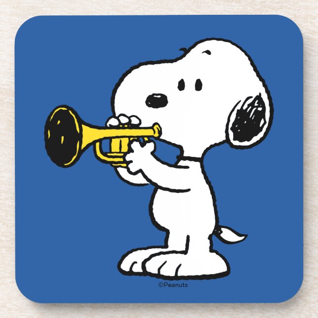 Peanuts | Snoopy Trumpet Player Coaster (Front)