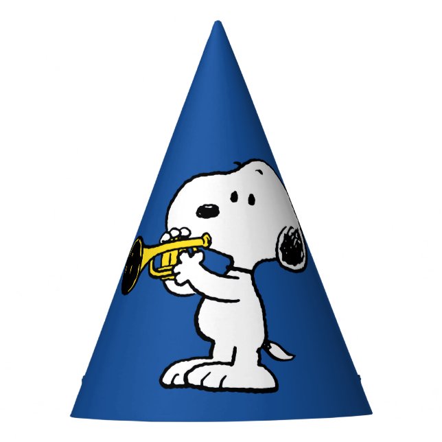 Peanuts | Snoopy Trumpet Player Party Hat (Front)