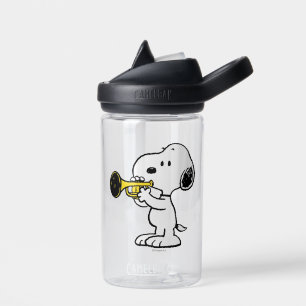 Peanuts   Snoopy Trumpet Player Water Bottle