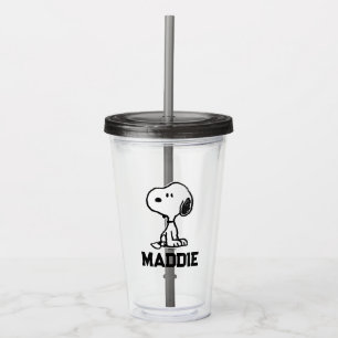 Peanuts   Snoopy Turns   Add Your Name Acrylic Tumbler